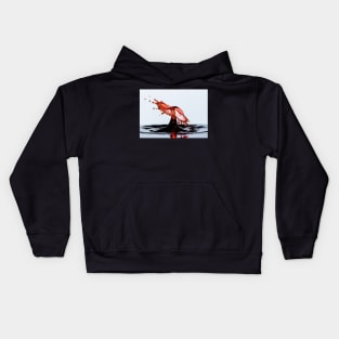 Stop Motion Red Splash 3 Kids Hoodie